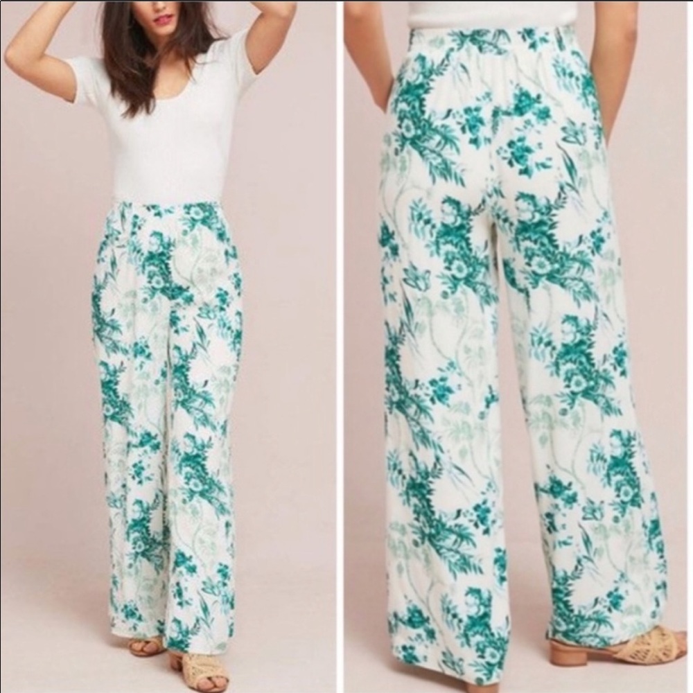Anthropologie Wide Leg Pants Size 4 NWT